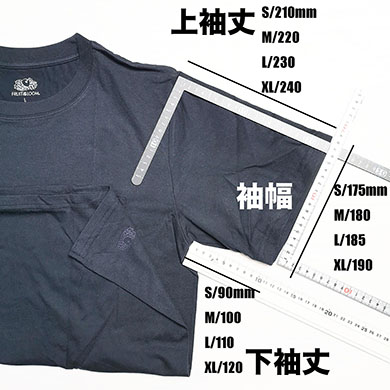 フルーツ　Tシャツサイズ表