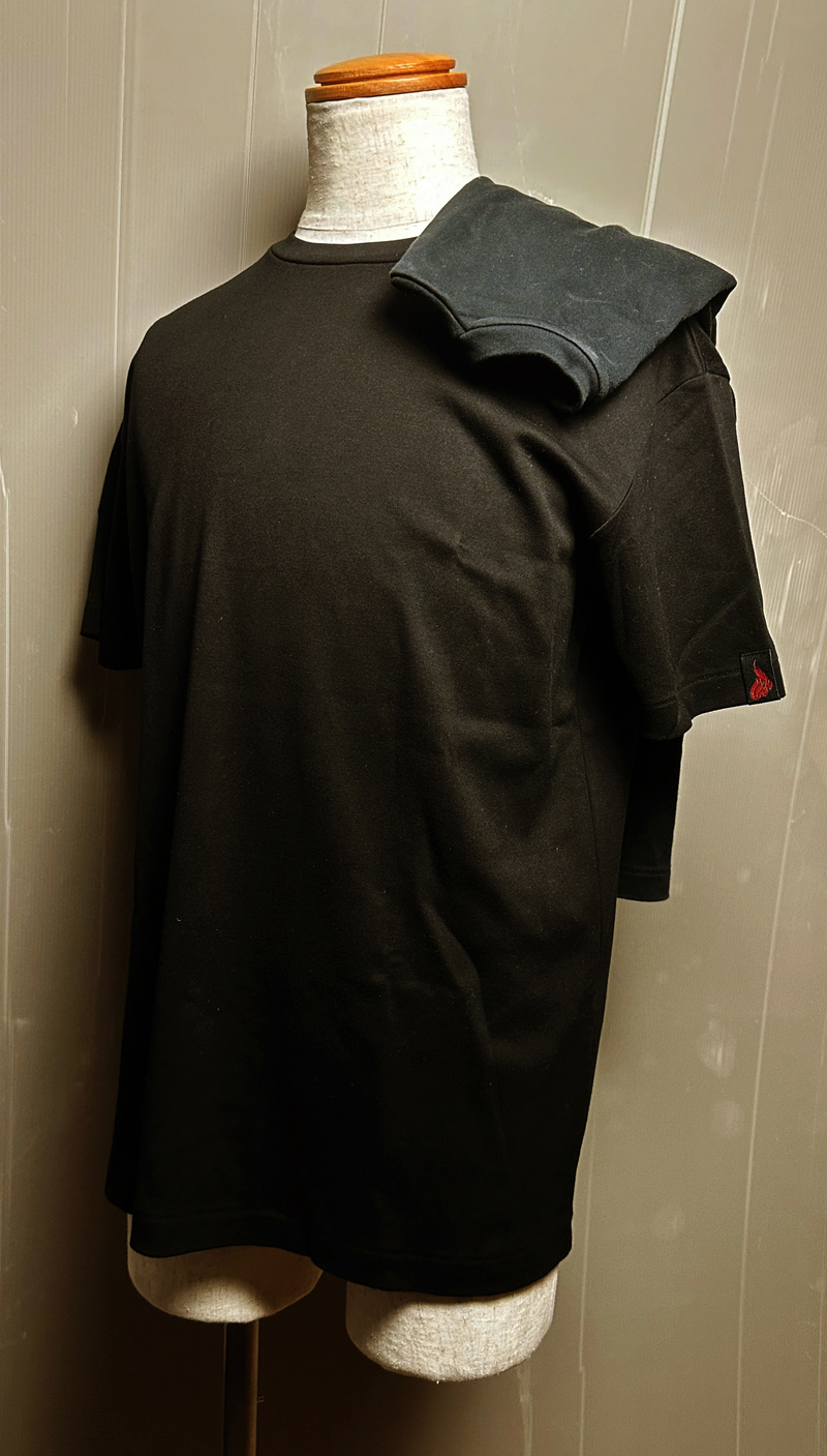 真黒｜深黒：The Samurai Black.：京都イージー：無地Tシャツ通販：日本製